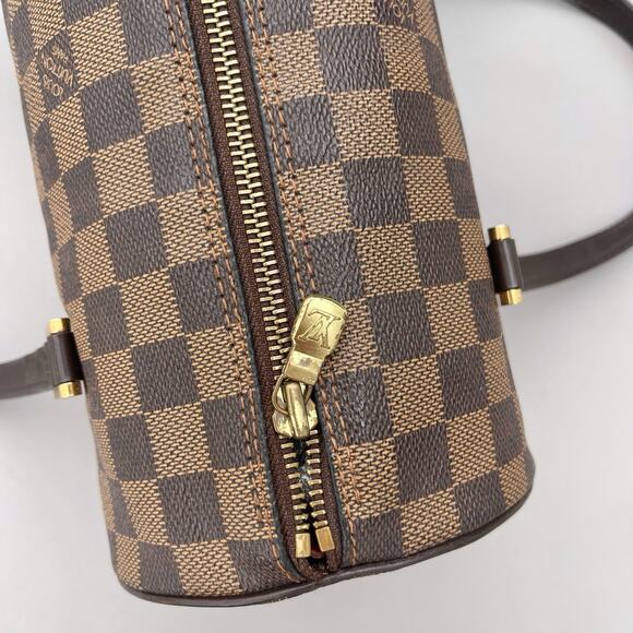 Louis Vuitton Papillon Damier Ebene Duffle 26 Brown Canvas shoulder Bag - Picture 9 of 14